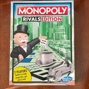 Monopoly Rivals Edition Board Game - Green Box